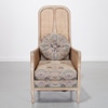 Regency Style "His" Bergere Caned Chair