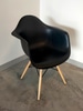 PROPDEC-Black Mid Century Modern Eames Shell Chair