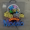 Neon Skull Modelo Sign