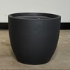 Black Rough Finish Fiberglass Planter