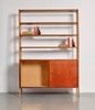 Danish Modern Book Shelf with Cabinet