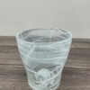 White Colored Glass vase
