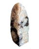 PROPDEC-Tall Black & White Geode Bookend