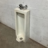 Wall-Mounted Urinal with Flush Valve