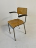 Mid-Century School Chair With Arms