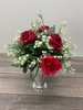 SILK Centerpiece Arrangements IN Plastic Mint Julep Cup