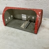 Vintage Tin Farm Barn Toy