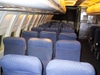 Seat - Coach - 767 - Covers - Blue stripe cloth