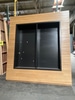 Wood Panel Shelf Wall 9'×9'9 1/2"
