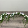 SILK Pink,Blue & White Garlands