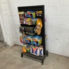 Rolling Slatwall Display Shelf (Dressed)