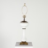 Victorian Style Milk Glass Table Lamp