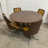 Mid-Century Modern Round Wooden Table
