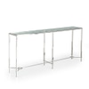 Tommi Parzinger-style Chrome Console Table