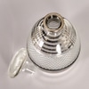 Vintage Decanter with Silver Rings