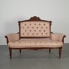 Victorian Button Tufted Walnut Sofa