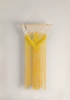 PROPDEC-Yellow and Cream Macrame Wall Hanging