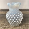 Milk Glass Iridescent Vase B