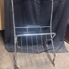 Vintage Chrome Tv cart  with Wheels