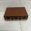 Vintage Wooden Desktop Organizer