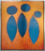CHUELL-The Visitation Blue 29x25"