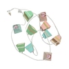 String Lights, miniature color/polka dotted shades with twinkle