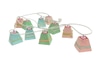 String Lights, miniature color/polka dotted shades with twinkle