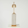 Vintage Off-White Ceramic Table Lamp