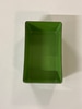 Rectangular Green Enamel Dish