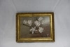 Still Life with Magnolias Flowers Gold Frame