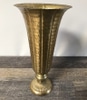 Taller Gold Hammered Vases