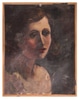 Oil portrait painting of woman