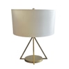 Lamp Shade; Cotton, white drum, spider fit