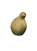 Large solid brass quail partridge