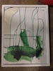 Watercolor green drip