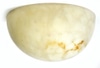 Wall Sconce; beige marble with brown undertones