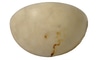 Wall Sconce; beige marble with brown undertones