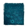 Table Cloth; Floral Teal