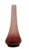 Fluted Body Purple Glass Vase