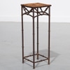 Bamboo & Metal Plant Stand