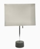 Table Lamp Base; steel stick round base