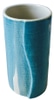 Small Aqua vase textured