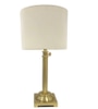 Lamp Shade; cotton, white drum shape