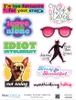 CLEARED Sticker Sheet - #48 PRINTED ON MATTE VINYL