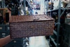 Medium Rectangular Basket w/Button