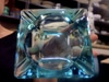 Transparent Blue Ashtray