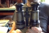 Vintage Binoculars. 8 Glaser. Built in compass.
