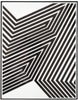 Print Black and White geometric pattern.
