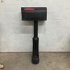 Black Metal Mailbox With Stand