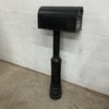 Black Metal Mailbox With Stand